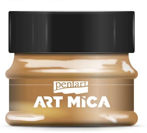 Pentart Art Mica Pigment Poeder Golden Brown 9gr