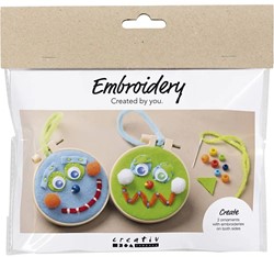 CC Mini Hobbyset Borduren Gezichtjes