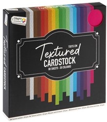 Craft Sensations Textuur Karton 15x15 cm 80 vel 220 grams