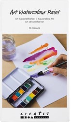 CC Aquarelverf Bloemen en landschappen 12 kleuren