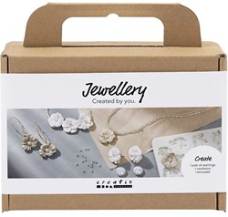 CC Mini Hobbyset Sieraden Oorbellen Armband en Halsketting met Bloemontwerp