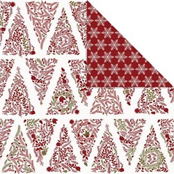Vivi Gade Scrapbooking Papier Dubbelzijdig Kerst 30,5 x 30,5 5 Stuks
