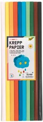 Folia Crepepapier Basic 50 x 200 cm 10 Kleuren