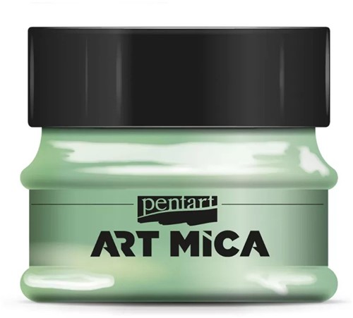 Pentart Art Mica Pigment Poeder Golden Green 9gr