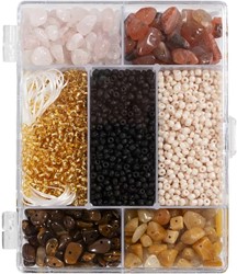 CC Creatieve Box Kristallen Kralen afm. 2,6 - 10 mm