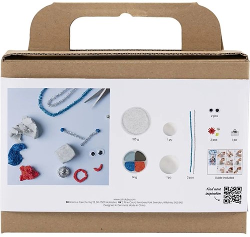 CC Mini Hobbyset Boetseren Robot, Blauw, Grijs en Rood-2