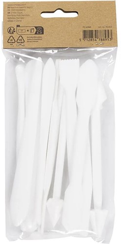 CC Boetseerstaafjes 12,7-14,3 cm Wit 12 stuk-3