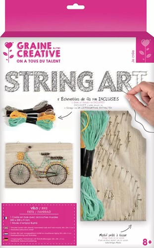 GC String Art Tableau Bicycle