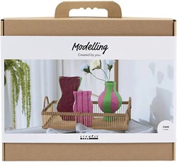 CC Maxi Hobby Set Modelling Vases From Papier-Mâché Various Colours