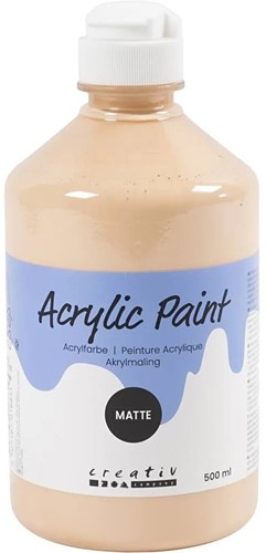 CC Kids Acrylverf Mat Zalmroze 500 ml