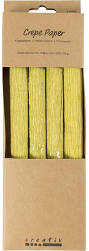 CC Crepe Paper Light Green, 4 sheets