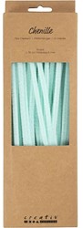 CC Chenilledraad Turquoise 6mm x 30 cm 50 stuk