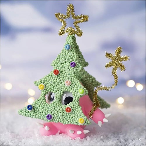 CC Mini Hobbyset Boetseren Kerstboommonster Diverse Kleuren-2