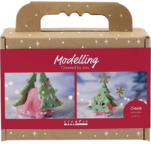 CC Mini Hobbyset Boetseren Kerstboommonster Diverse Kleuren