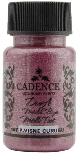 Cadence Dora Acrylverf Metallic 50 ml Bright Maroon