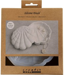 CC Siliconen Vormen Schelp H: 3 cm L: 13,2 cm B: 13,3 cm