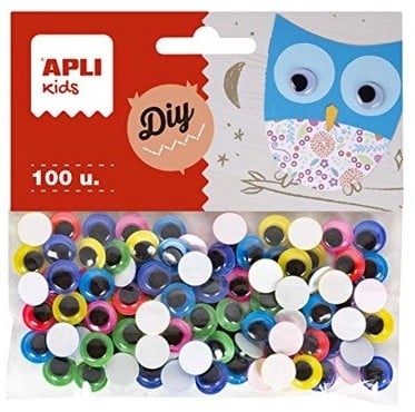 Apli Beweegbare Ogen - d:10 mm - 100 stuk