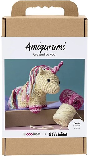 CC Hobbyset Amigurumi Unicorn Rainbow Colors