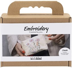 CC Mini Hobbyset Borduurwerk Make-uptas Crème