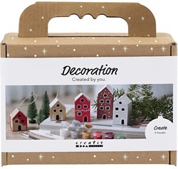 CC Mini Hobbyset Decoratie Huizen Kerst verf