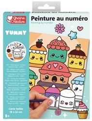 GC Paint by Numbers Set Kawaii Cakes 18.5 x 22 cm