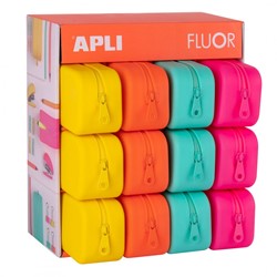 Apli Display Case Soft Color, 12 variety colours