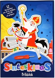 Wins Prikblok Sinterklaas Met EVA-mat en Prikpen 12 vel 15x21x1,5cm