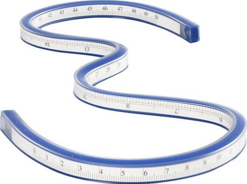 Flexibele liniaal 50 cm