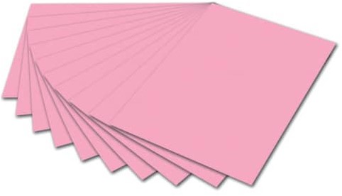Folia Tekenpapier 50X70 cm 130 gr 10 Vel Roze