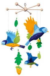 Folia Knutselset Mobiel Vogel 86 delen