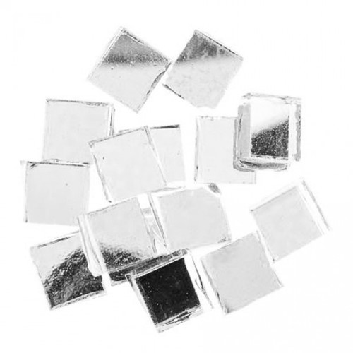 Mosaikstein Spiegel Mozaiekstenen Zilver 125gr 40 stuks