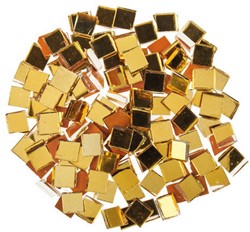 Mosaikstein Spiegel Mozaiekstenen Goudgeel 125gr