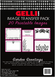 Gelli Arts Photo Transfer Set – Garden Greetings (21.3 x 14.2 cm)