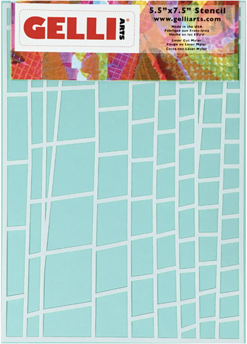 Gelli Arts Stencil Ladder 12,7x17,8 cm