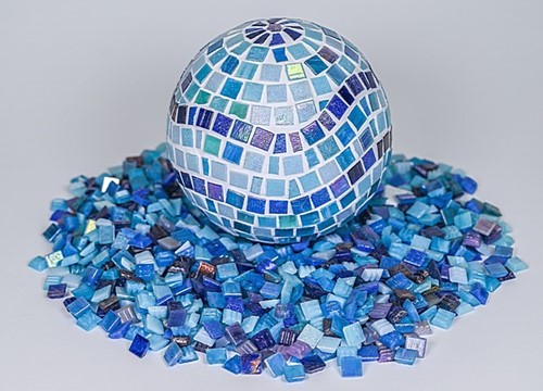Mosaikstein Joy de Luxe 20x20 mm Blue Mix 200 g-2