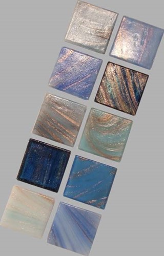 Mosaikstein Joy de Luxe 20x20 mm Blue Mix 200 g