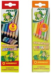 Jolly Supersticks Kleurpotloden 6 stuks