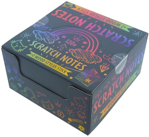 Wins Scratch Notes Krasfolie Notities 9x9 cm 120 vel