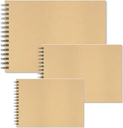 Artgecko Krafty Spiraal Schetsboek Landschap 150gr 40 vel Wit
