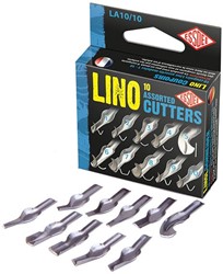 Essdee Linosnijder Mes Set 10 stuks