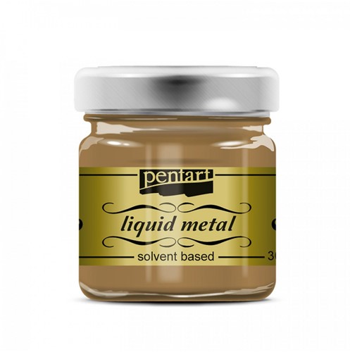 Pentart Liquid Metal Olieverf Antiek Goud 30ml