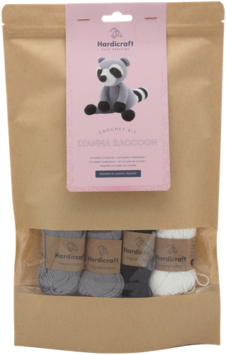 Hardicraft Haakpakket Lyanna Wasbeer 24 cm-3