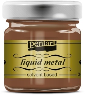 Pentart Liquid Metal Olieverf Koper 30ml