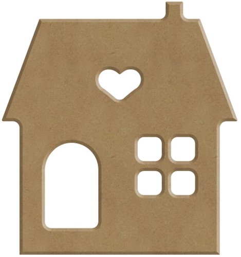 Gomille MDF Figuur 8x8 cm Scandinavisch Huis