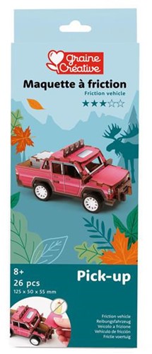 GC 3D Wooden Puzzle Pickup Truck