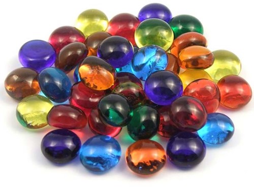 Mosaikstein Glass Nuggets Multicolour 100gr 35 Stuks