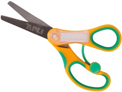 Apli Kids Scissors 13cm Yellow & Green