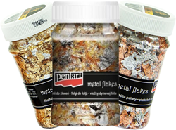 Pentart Metalen Vlokken 100ml
