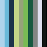 Blauw en Groen harmonie
