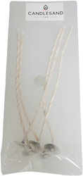 Candlesand Narrow Candle Wick 12 cm 5 Pieces